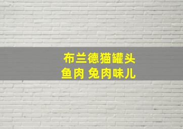 布兰德猫罐头鱼肉 兔肉味儿